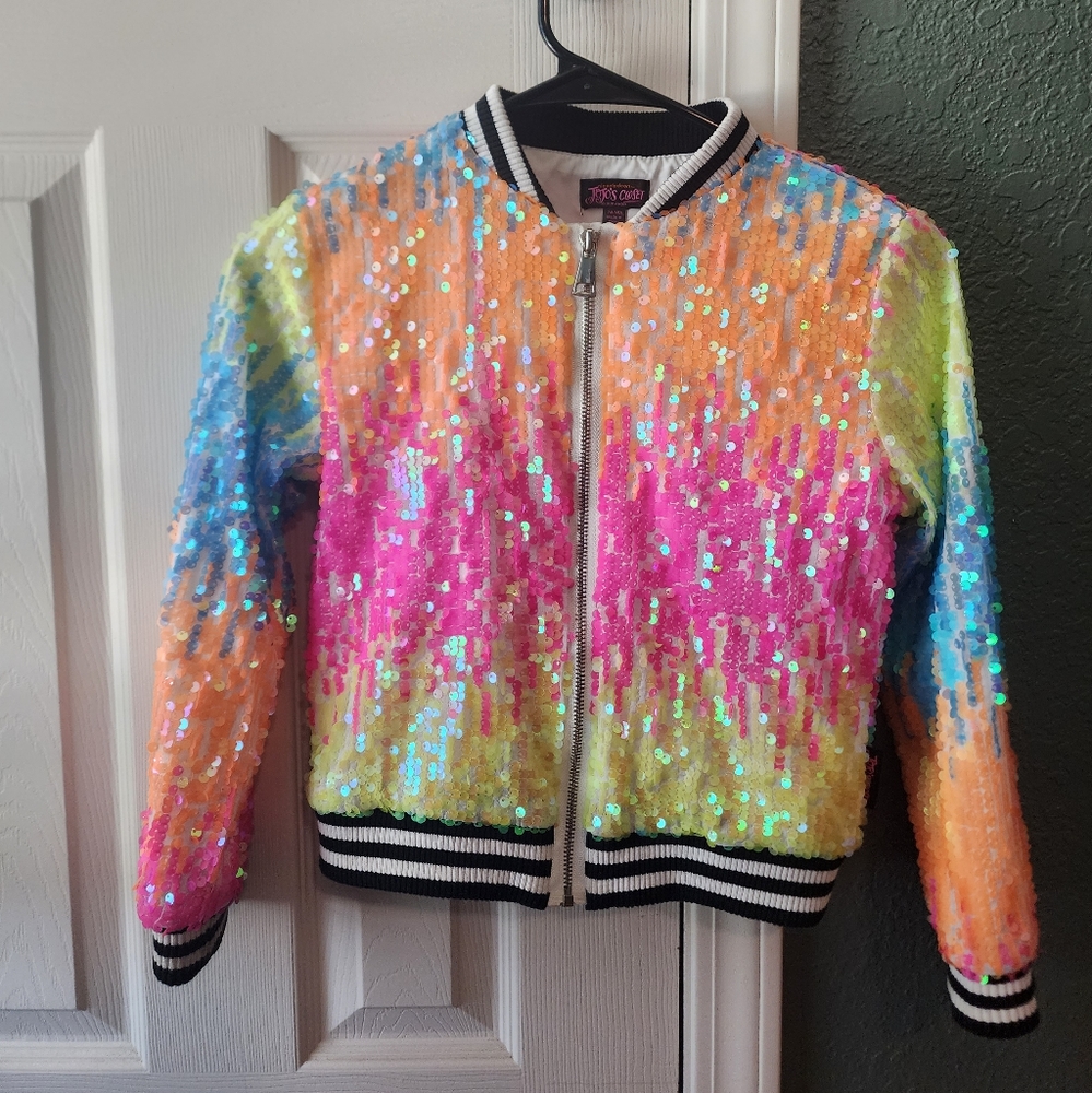 Jojo's Closet Sequin Jacket MD 7/8